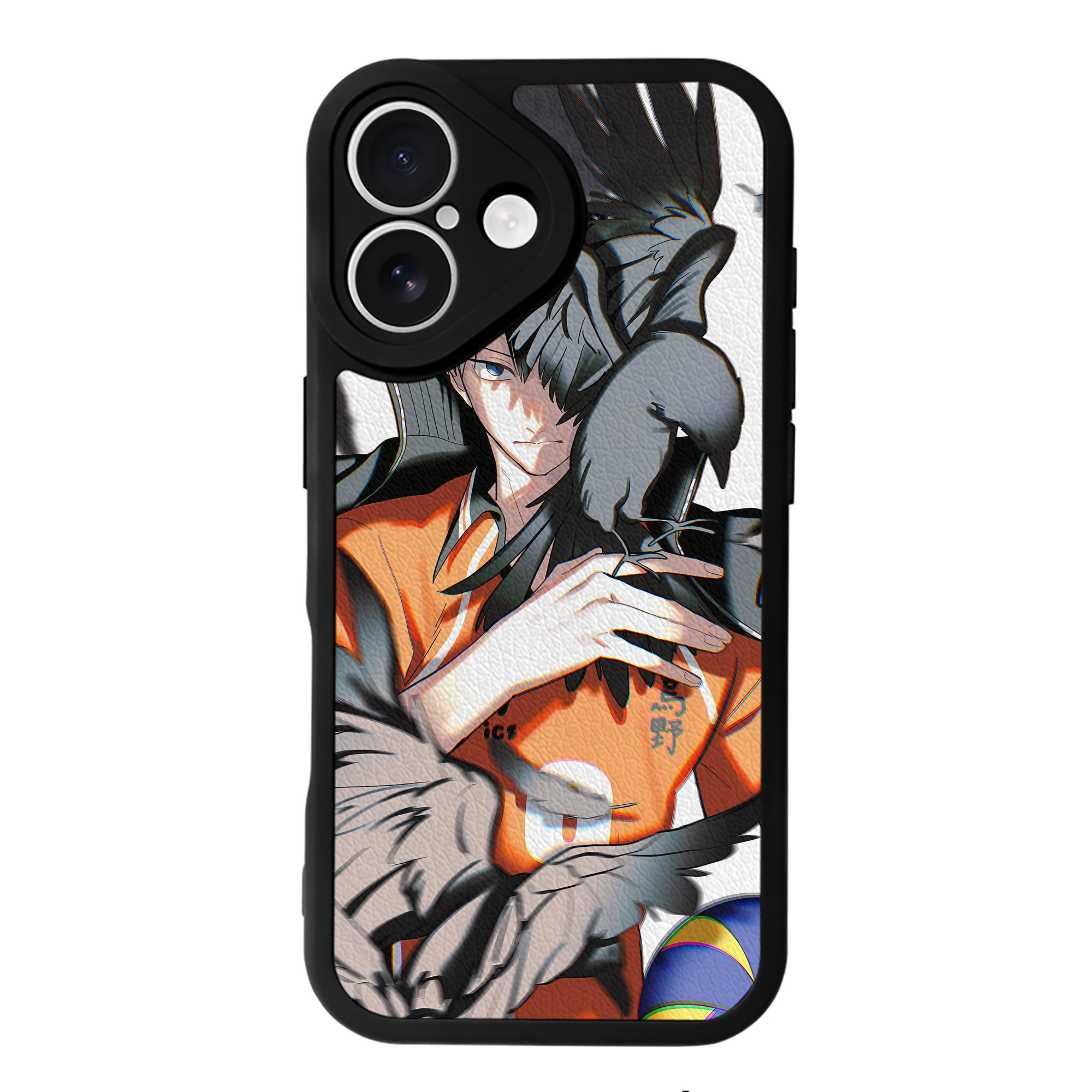 （画像用） ハイキュー!! Haikyu!! 【iPhone 16シリーズ対応】シリコンスマホケース（レザー調） 材質：シリコン